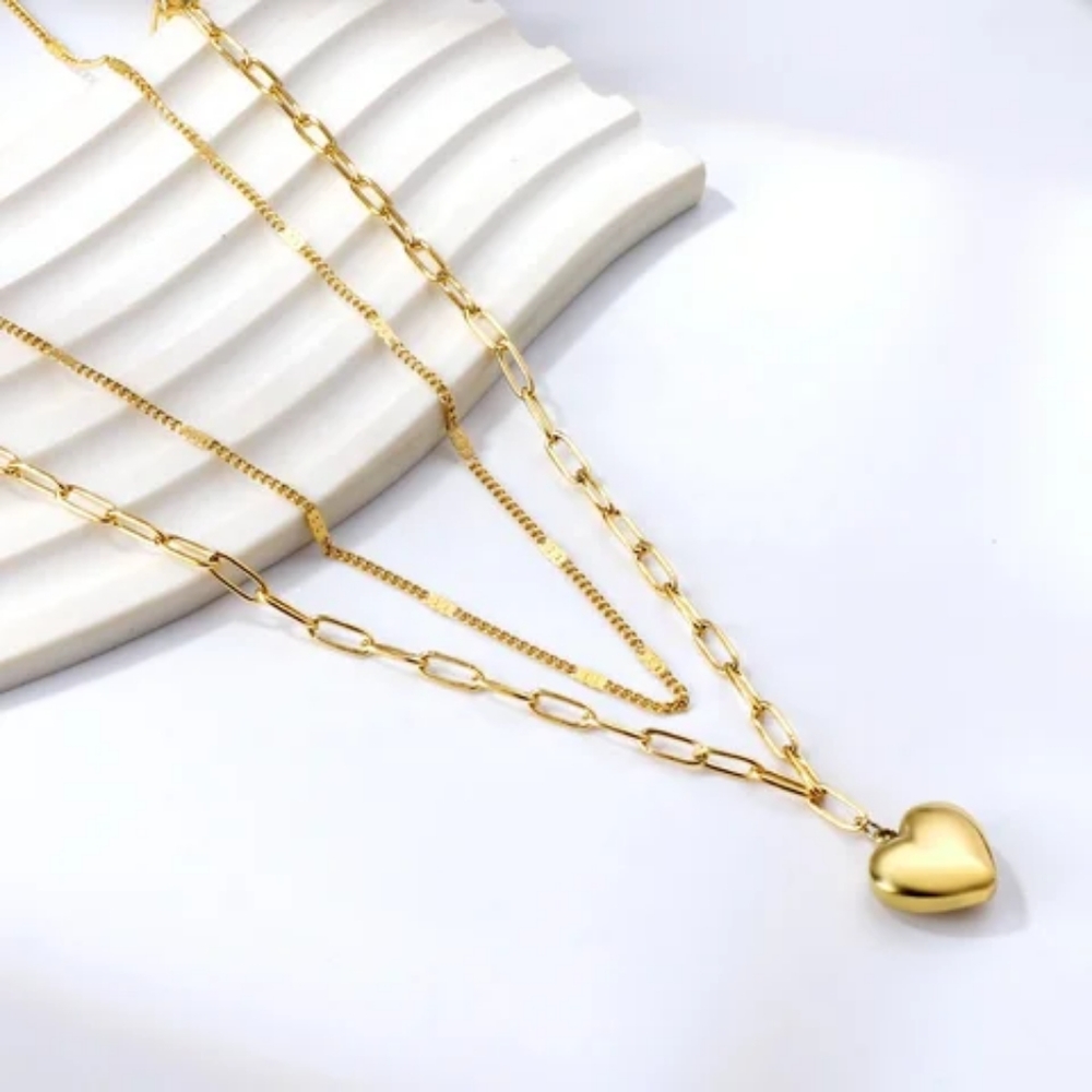 Heart Double Necklace ❤️